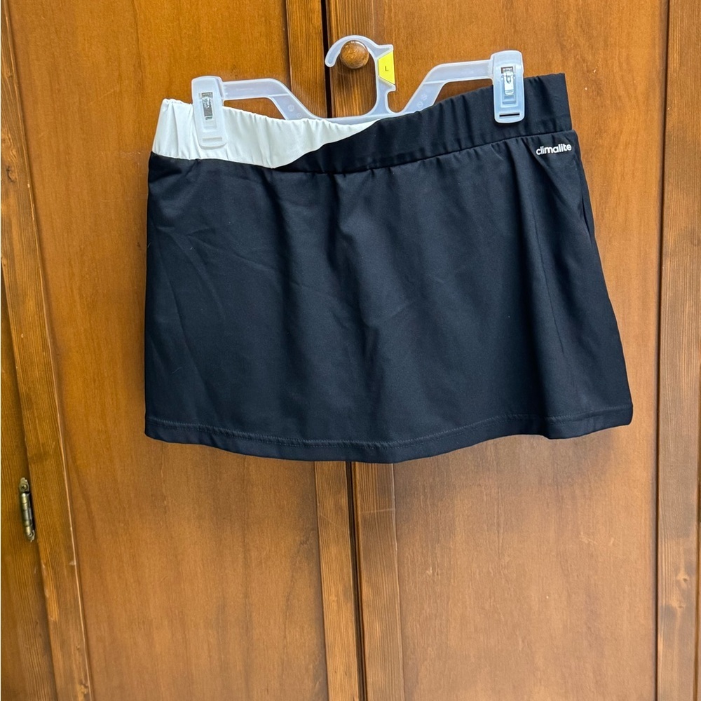 Adidas Response climalite Tennis Skirt/skort med L13in undershort 4in inseam - Picture 2 of 6